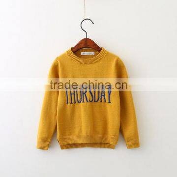 Knitted Cotton Girls Sweater Girl Designer Long Jumper photo-4