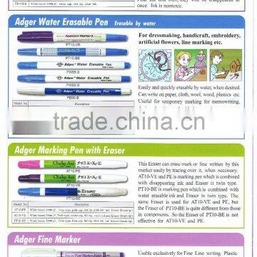 JAPAN ADGER CHAKO ACE SERIES AUTO DISAPPEARS GARMENT MARKER PEN photo-5