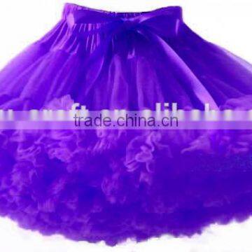 Solid Purple Dot Newborn Baby Girl Pettiskirt Tutu Dress Skirt 3-12M photo-4