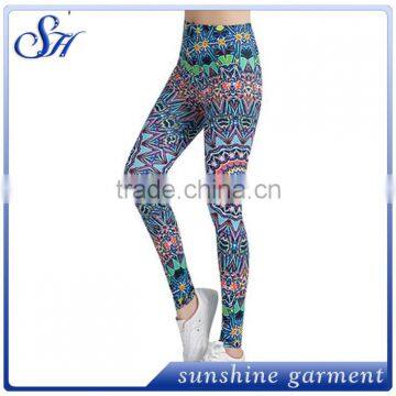92%polyester 8%spandex women's leggings wholesale 2017 KX010