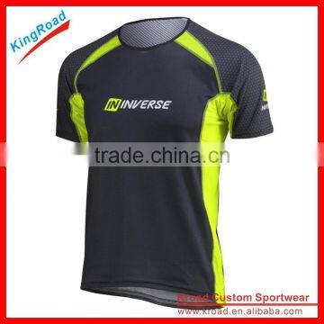 Kroad wholesale 100% polyester coolmax breathable sublimation custom dry fit running t shirts