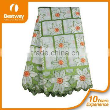 Classical Designed Heavy Voile Lace SL0366 Swiss Embroidery Cotton Lace photo-2