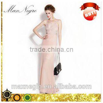 2015 maxnegio MAXI vintage chiffon long lace evening dress
