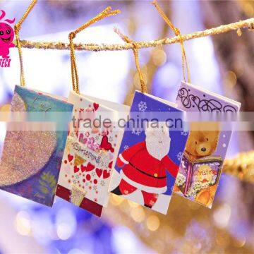 Hot sale 2015Christmas card with Christmas characters