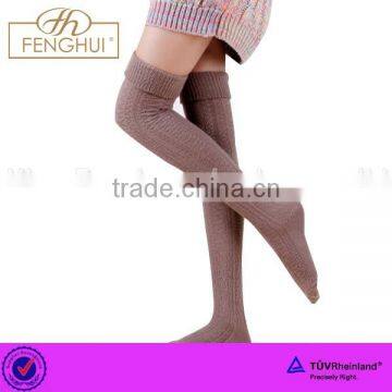 Coarse Needle Pattern Woven Stockings