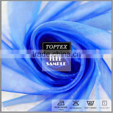 100% Nylon cheap organza fabric for wedding