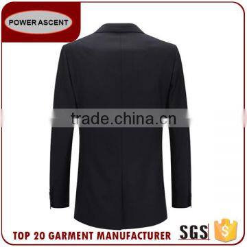 China Factory High Quality Custom Men Suit Neck Design French Suit For Men photo-2