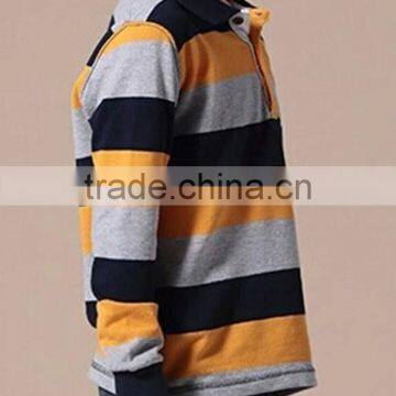 Chinese Wholesale High Quality Strip Pique Kids Polo Shirts Wholesale photo-3