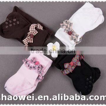 Plain High Quality Kids Cotton Pantyhose photo-3