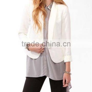 Open Shawl Lapel Blazer