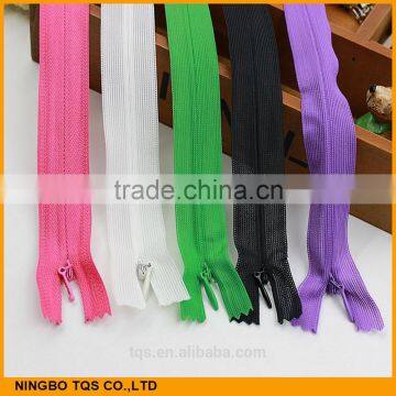 Eco-friendly Colorful 3# 30 cm Lace Tape Women Invisible Zipper photo-5