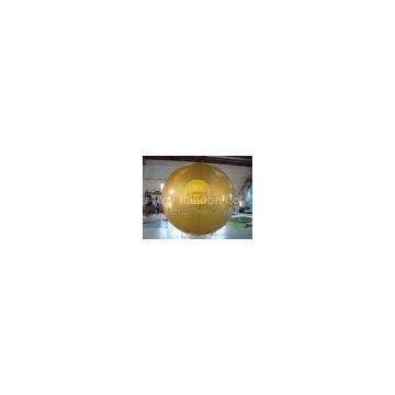 Full Digital Printed Gold Color Inflatable Advertising Helium Balloon for Celebration day