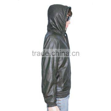 Leather Jacket With Fur Lining photo-4