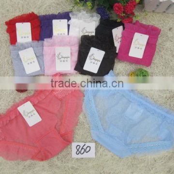 lubunie Jacquard cloth panties High fork panty