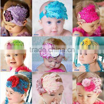 Top fashion good quality large bow baby headband with competitive price