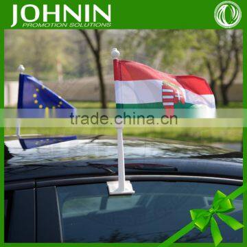 Cheap JOHNIN hot sell promotion plastic pole car mini flag