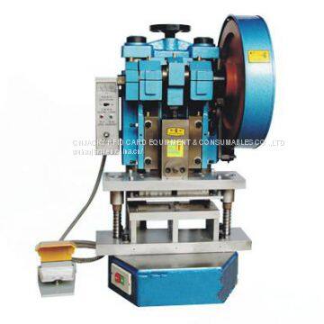 Wuhan A4 Size Two Dies Laminated Material Punch PVC Cards Cutting Machine