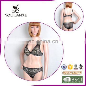 New Design High Quality Ladies Sexy Net Bra Sets Sexy Bra Panty Set