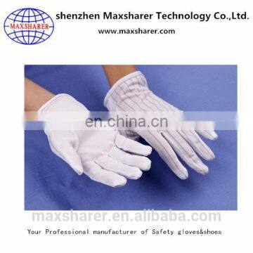 New design Antistatic Cheap Skid-resistant ESD Spot Gluing Gloves