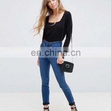 OEM Factory Small Quantity Custom Blank t Shirt Square Veck Long Sleeve t Shirt photo-4