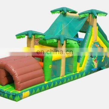 tropical jungle inflatable obstacle course