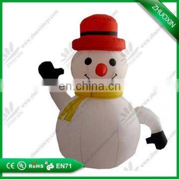 Inflatable abominable snowman christmas decoration