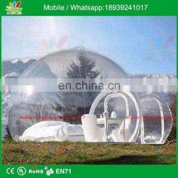 Round Full Transparent Tent Type Inflatable Bubble Lodge Tent