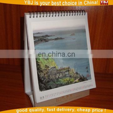 new design family desk calendar with spiral bound,New arrival factory directly promotional OEM new design custom yearly calendar