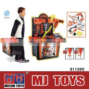 hot intelligence plastic toy mechanic tool box set for sale