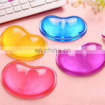 Heart-shaped Translucence Silicone Wrist Rest Cool Hand Pillow Wrist Rest #GS-04 photo-4