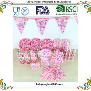 Theme Cartoon Party Tableware Cup Straw Plate Napkins Candy Box Banner Flags Kid's Birthday Party Decorations Supplies photo-2