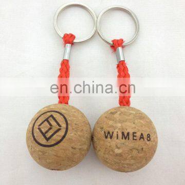 Cork Ball Shape Floating Keychain photo-2