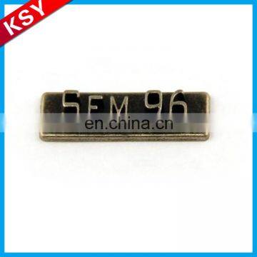 High Quality Engraving Metal Label Brass Logo Plate Handbag Engravable Tag photo-4