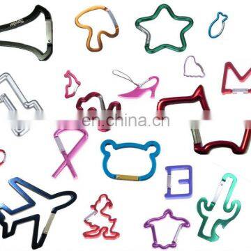 Irregular Shape Aluminum Carabiners Hook