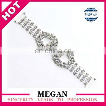 Silver Rhinestone Connectors Bikini Fancy Headband Connector