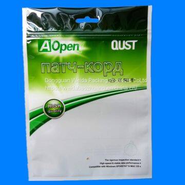 Dongguan factory custom all kinds of plastic bag composite bag flat pocket zipper bag