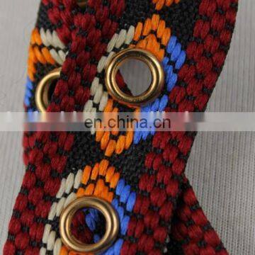 Hot Sale Jacquard Ethnic Eyelet Tape for Garment photo-2