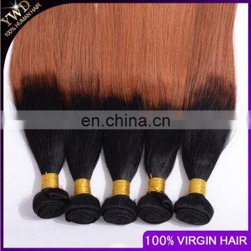 Brazilian Ombre Silky Straight Wave Hair 1b/30 Brazilian Virgin Human Hair Body Weave Brazilian Wavy Hair photo-3