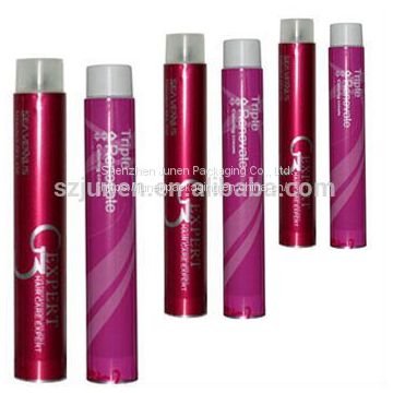 Soft Collapsible Aluminum Hair Dye Packaging Tube