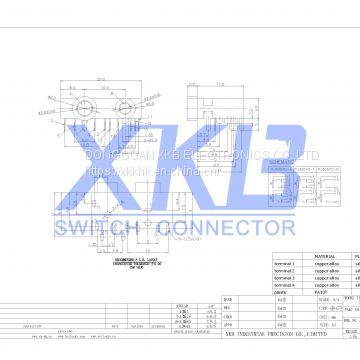 Computer Audio Audio Double Hole 9 Feet Vertical Pin 3.5mm Earphone Jack photo-4