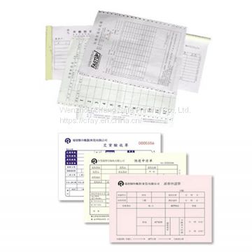 Wholesale Price Payslip computer form pin mailer printer roll carbonless paper ncr atm