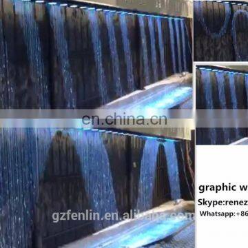 Waterfall Writing and Graphic Digital Water Curtain Fountain photo-4