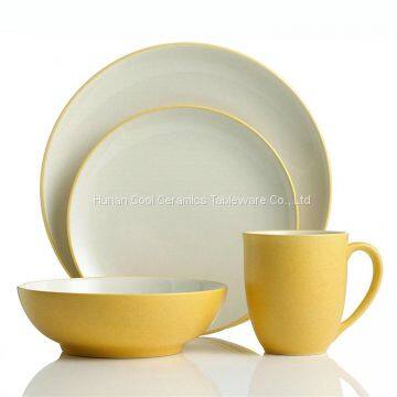 Wholesale China Housewares Ceramic Dinner Table Set Porcelain Tableware Dinnerware Sets Bone China Dinner Plate Set photo-5