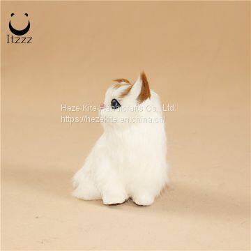 ITZZZ Realistic Life Size Simulation Sitting Cat Furry Animal With Plastic Cat Photography Props photo-5