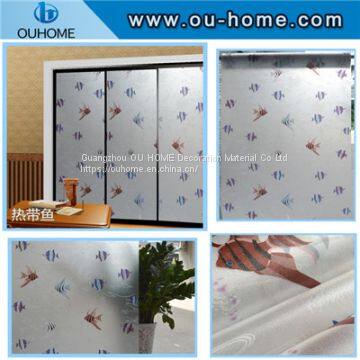 BT851 PVC Frosted Privacy Self-adhesive Decorative Film photo-5