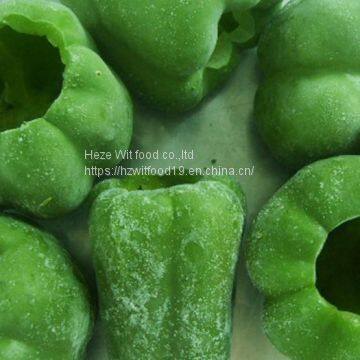 Frozen Green sweet  pepper whole