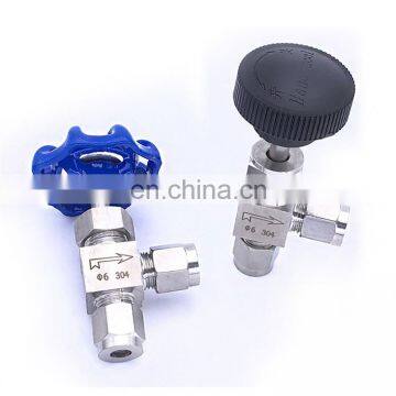 Customized professional stainless steel hydraulic check valve 2 inch ball needle valve