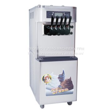 5 Flavors Floor Type Commercial Soft yogurt soft Ice Cream Making Machine WT/8613824555378