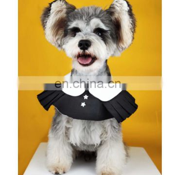 Pet Dog Luxury Cloak Solid Pet Clothing Bib Accessories Lovely Style Popular Logo Famous Brand