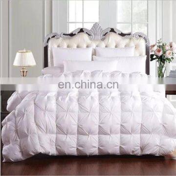 Factory Direct Sale Cotton Fabric Black White Goose Down Comforter For Hotel Home Use